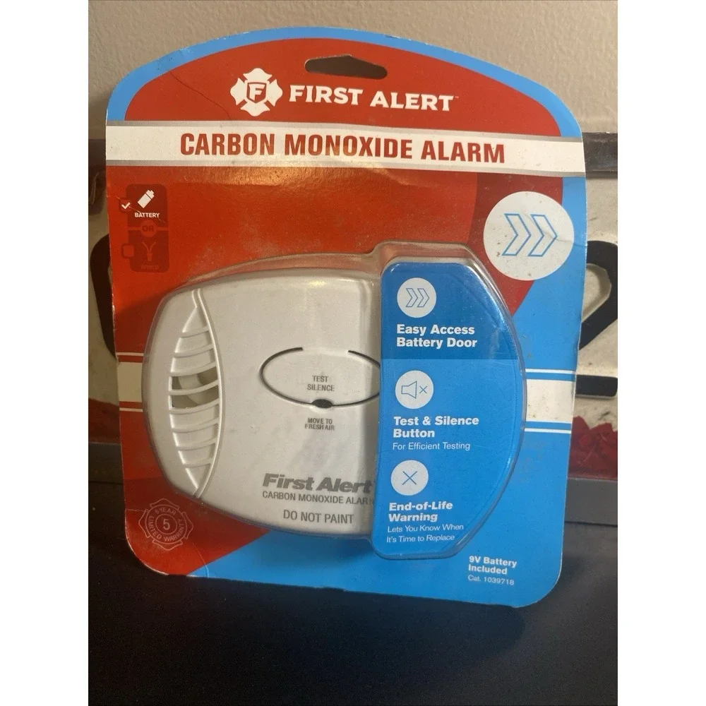 First Alert (1039718) Carbon Monoxide Battery Alarm White